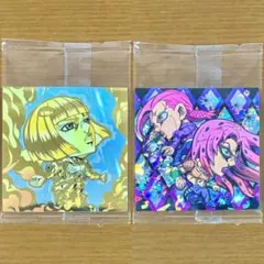 ジョジョシールウエハース5部2 SRドッピオ GRブチャラティ 2枚セット