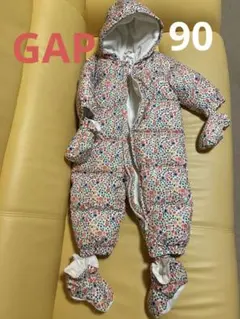 【美品】GAP baby ダウンジャンプスーツ　スノースーツ　90