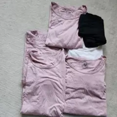 ユニクロ ヒートテック 130☆インナー 肌着 長袖5枚&タイツ1枚 レギンス