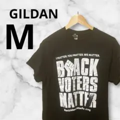 GILDAN ブラックボターマター Tシャツ