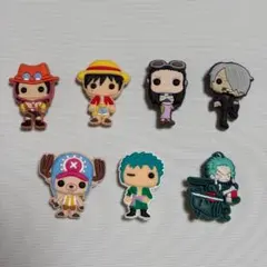 ONE PIECE クロックス ジビッツ 7個セット シューズアクセサリー ②