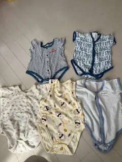 750円　70cm 肌着　ロンパース5着セット