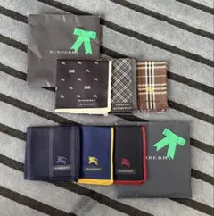 BURBERRY ハンカチ 6枚セット