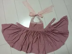 MARLMARL お食事エプロン ピンク 80〜90cm