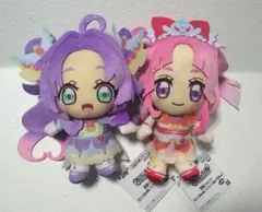 名探偵プリキュア コロっとまんまる プリフェイスぬいぐるみ 2点