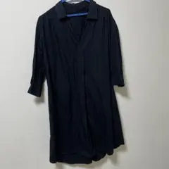 シャツワンピース 五分丈　GU