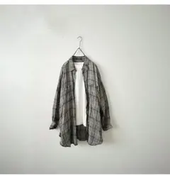 rehellinen open over shirt/check未使用品のサムネイル