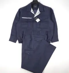 【CO-COS／コーコス】作業着セットアップブルゾン＋カーゴパンツ上下セット・M