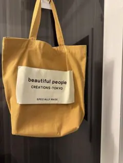 ［beautiful people］ トートバッグ ベージュ