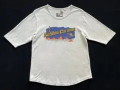 go slow caravan スペース 宇宙 鹿の子 5分袖 Tシャツ 3のサムネイル
