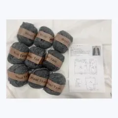 DARUMA Wool Tam のカーディガンキット