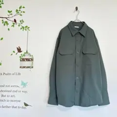 GUジーユー/CPOシャツ(長袖) シャツジャケット 羽織り L