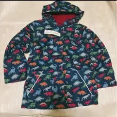 新品定価8,400＋税キャスキッドソン防寒アウターティーノスタンプ柄恐竜7、8才