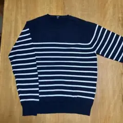 UNIQLO ストライプニットセーター Lサイズ