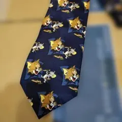 トムとジェリー ネクタイ ネイビー