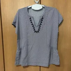Tommy Hilfiger 半袖 ブラウス 総柄 Sサイズ トミーヒルフィガーのサムネイル