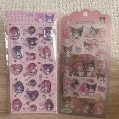 マイメロ　クロミ　ストーンシール　ドロップジェリー