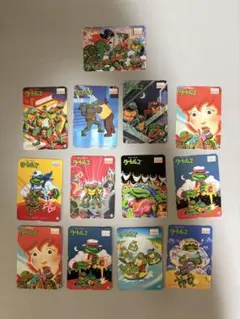 【1994年当時物・レア】ミュータントタートルズ トレカまとめ売り 13枚セット