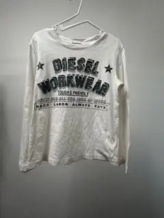 DIESEL ワークウェア風長袖カットソー　サイズ7 110から120くらい