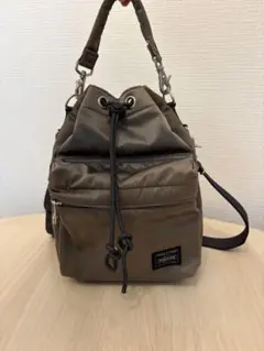 PORTER タンカー 2way 巾着 バルーンサック シルバーのサムネイル