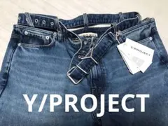 【正規品】Y/PROJECTドレープデニム 32 Y Project(ワイプロジェクト) ドレープ デニム工場 直営 店