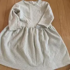 UMIKYOKU 七分袖ワンピース LL ライトブルー