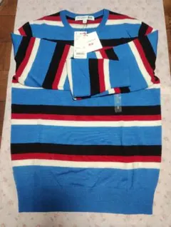 最終値下げ　　新品　ユニクロ　JWA エクストラファインメリノボーダーセーター