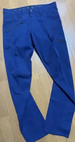 美品 オークリー サイズ34 XL ゴルフ スラックス ネイビー ストレッチ