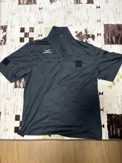 FINTA ブラック 審判用ポロシャツとショートパンツXOサイズ