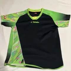 Nittaku 卓球ウェア 黒/緑/ピンク