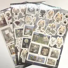 どこでもいっしょ　キラキラシール　4シートセット