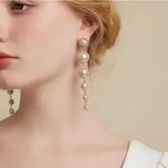 ロングピアス ピアス(両耳用)