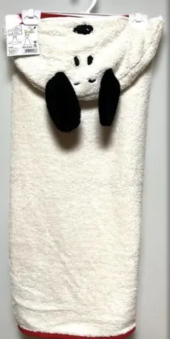 スヌーピーフード付きポンチョケープ ブランケット膝掛けボア新品2way