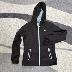 Puma ドット柄 ブラック ウィンドブレーカー M