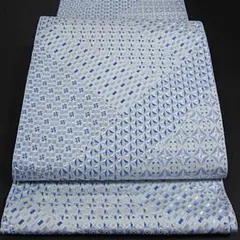 西陣織八寸名古屋帯 切子模様【かがり仕立付き】⑤ - メルカリ