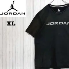 ジョーダン　Tシャツ　ビッグシルエット　ロゴ　黒　ブラック　半袖　XL