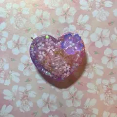 【推し活のお供に！】桜散るハートシェイカー♡（オイル入り）