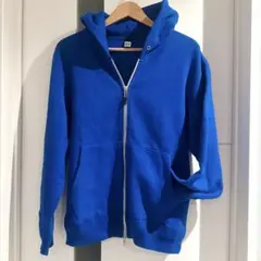 SHIPS 青色 メンズ Sサイズ フルジップ フーディ パーカー