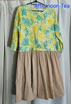 大変美品　Afternoon Tea 春夏　可愛いワンピース