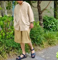 Nigel CabournCC22 SHIRT STRIPE シャツ　サイズ50のサムネイル