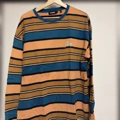 XLARGE ボーダー 長袖カットソー