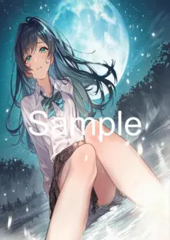 美女ポスター A4サイズアートポスター 1点もの 最高品質 I-B-４４