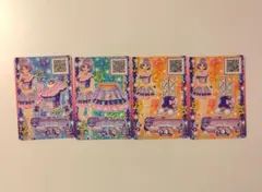 アイカツ スターズ カード 3枚セット バイオレットスターコーデ 香澄