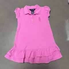Ralph Lauren フリル付きポロシャツ 24M ピンク