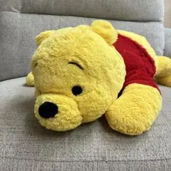 プーさん　ディズニー　ぬいぐるみ　寝そべり　抱き枕　ランド　シー　pooh　公式のサムネイル