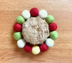 犬用　xmasリース　チョーカー　メリークリスマス！　軽いですよ