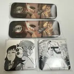 鬼滅の刃　ダイニング　お楽しみくじ　スクエア缶バッジ　レンチキュラー缶バッジ