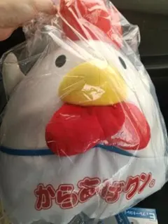 し*ち様 一番くじ　ローソン　C賞からあげくんクッション