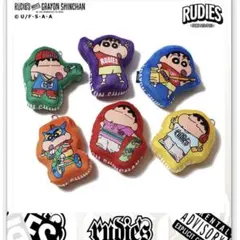 クレヨンしんちゃん×RUDIESコラボ　キーホルダー6個セット