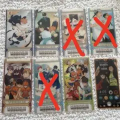 【新品】ハイキュー　ビジュアルクリアチケット、スマホライクカード